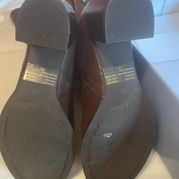 EUC Seychelles Brown Leather Boots with heel - Picture 10 of 10